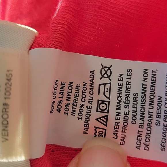 LLBean union suit, red, button front, long sleeved, drop seat, thermal underwear - Picture 10 of 11